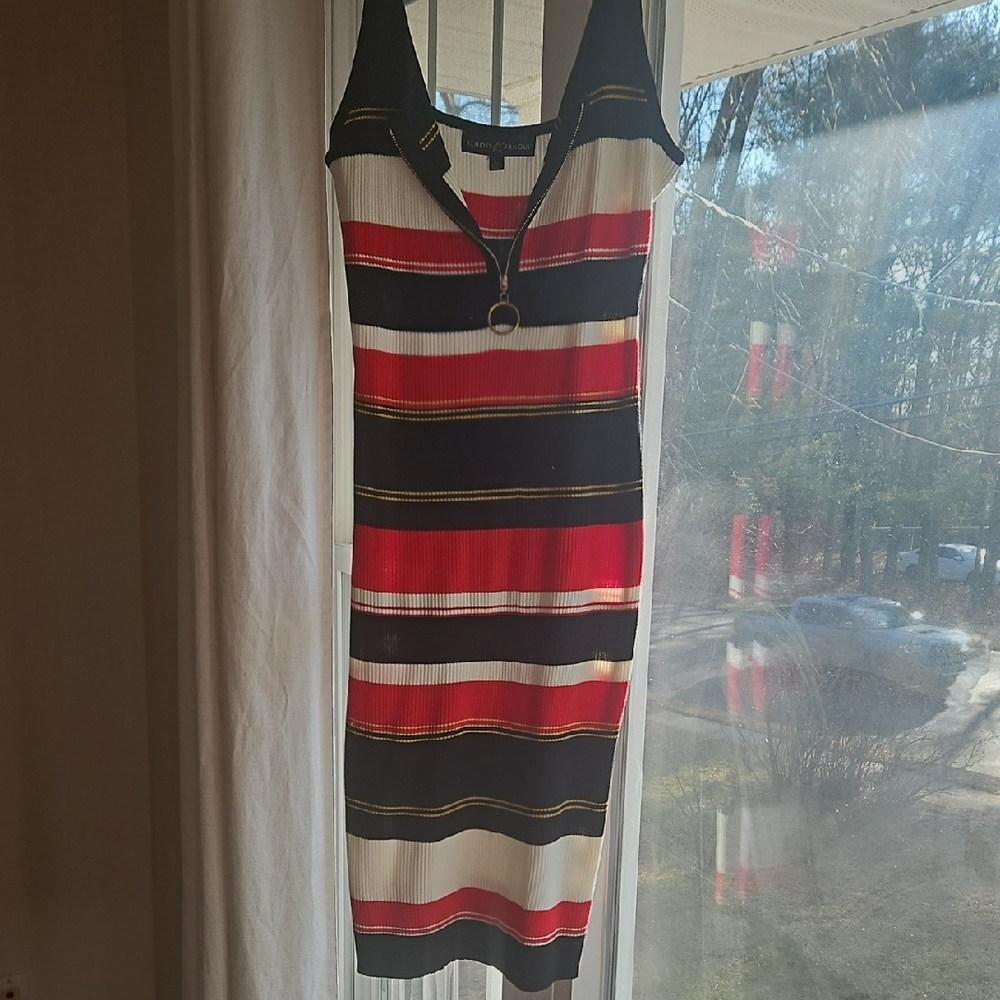 Striped Sleeveless Dress